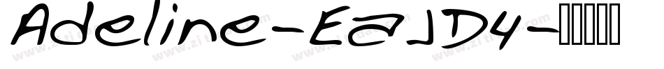 Adeline-EaJD4字体转换