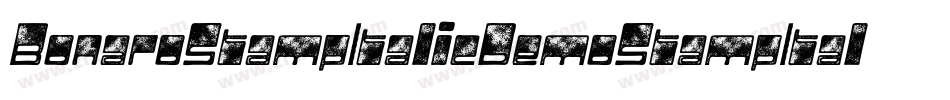 BonaroStampItalicDemoStampItalic-Wyp6G字体转换