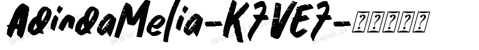 AdindaMelia-K7VE7字体转换