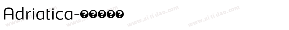 Adriatica字体转换