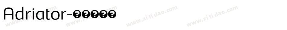 Adriator字体转换
