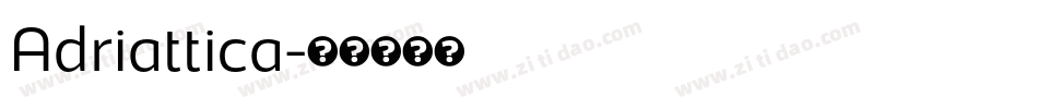 Adriattica字体转换