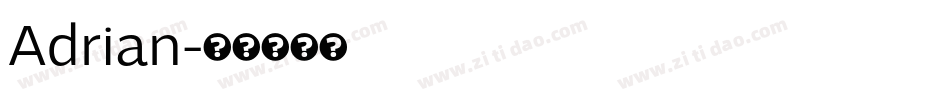 Adrian字体转换