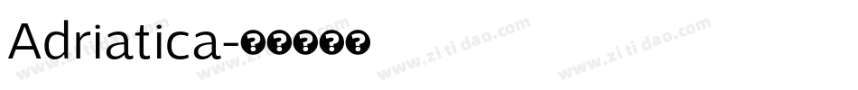 Adriatica字体转换