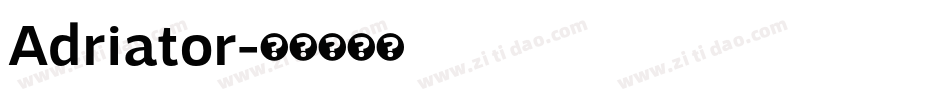 Adriator字体转换