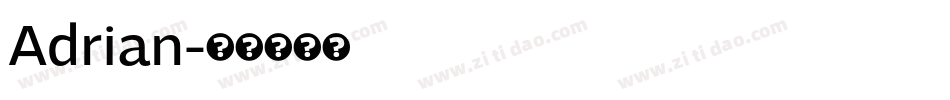 Adrian字体转换