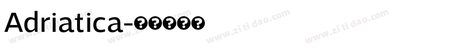 Adriatica字体转换