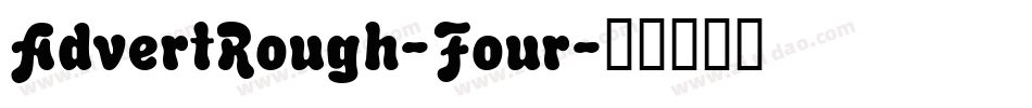 AdvertRough-Four字体转换