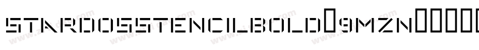 StardosStencilBold-9mzn字体转换