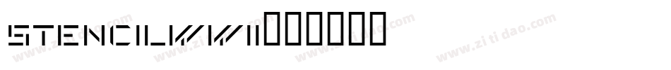 StencilWWII字体转换