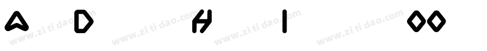 AeroDynamicHollowInverse-2OOzd字体转换