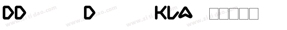 DDynamicDoubles-KLAe字体转换