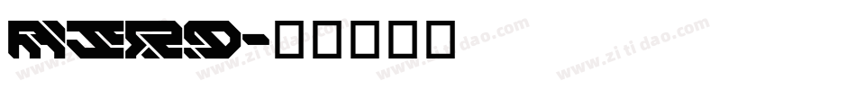Aero字体转换