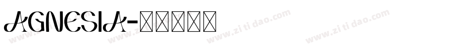 Agnesia字体转换