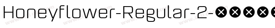 Honeyflower-Regular-2字体转换