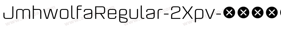 JmhwolfaRegular-2Xpv字体转换