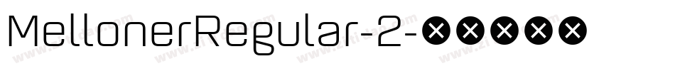 MellonerRegular-2字体转换