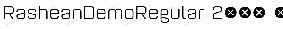 RasheanDemoRegular-2转换器字体转换