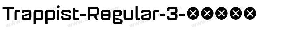 Trappist-Regular-3字体转换