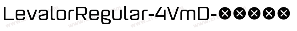 LevalorRegular-4VmD字体转换 LevalorRegular-4VmD字体转换