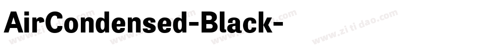 AirCondensed-Black字体转换