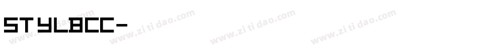 STYLBCC字体转换