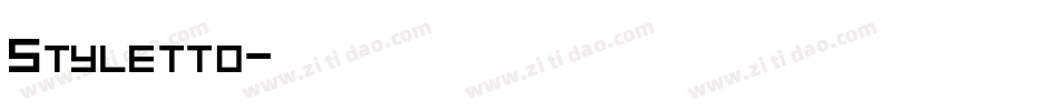Styletto字体转换