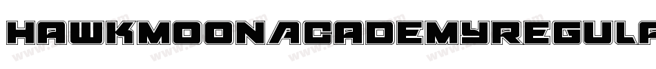HawkmoonAcademyRegular-Jo9o字体转换