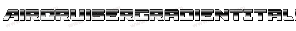 AircruiserGradientItalic-YpaO字体转换