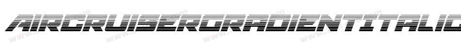 AircruiserGradientItalic-YpaO字体转换