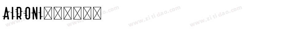 aironi字体转换