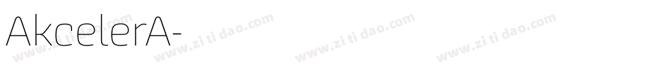 AkcelerA字体转换