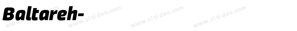 Baltareh字体转换