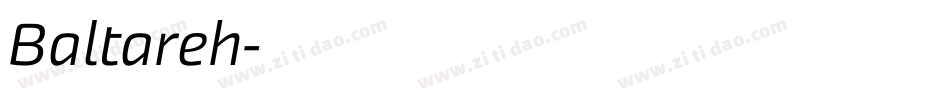 Baltareh字体转换