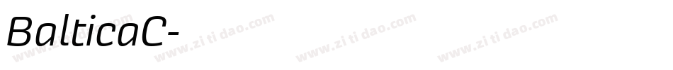 BalticaC字体转换