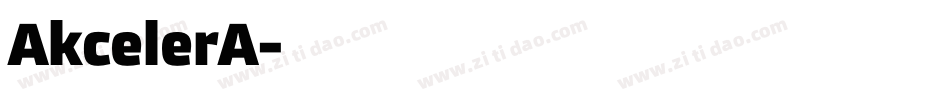 AkcelerA字体转换