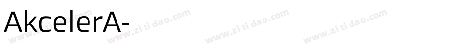 AkcelerA字体转换
