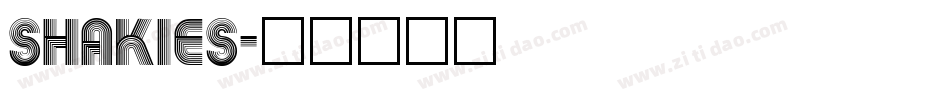 Shakies字体转换