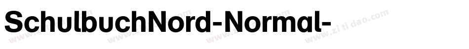 SchulbuchNord-Normal字体转换