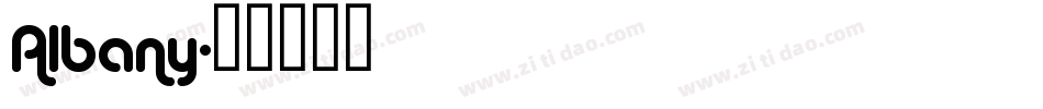 Albany字体转换