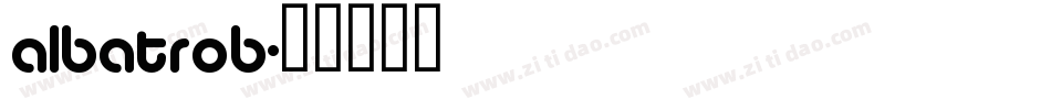 albatrob字体转换
