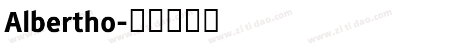 Albertho字体转换