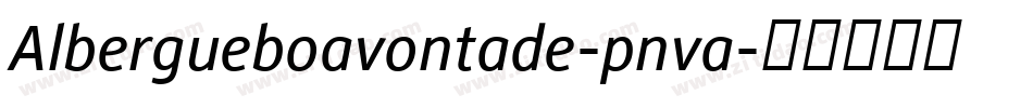 Albergueboavontade-pnva字体转换