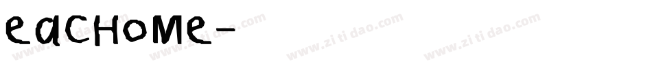 Eachome字体转换