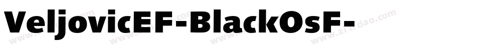 VeljovicEF-BlackOsF字体转换
