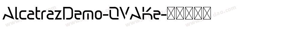 AlcatrazDemo-OVAKe字体转换