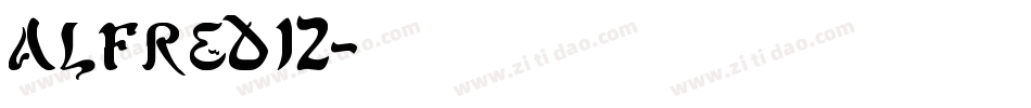 alfred12字体转换