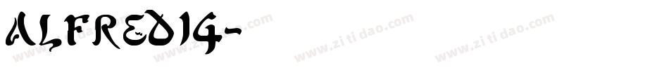 alfred14字体转换