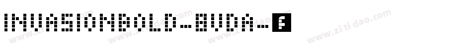 InvasionBold-8VDA字体转换