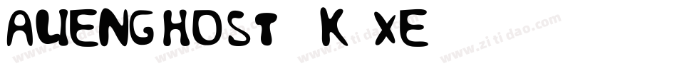 AlienGhost2-K1xe字体转换